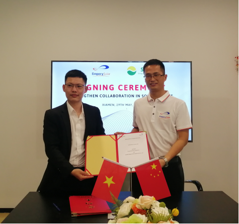 Empery Solar Signing Strengthen Collaboration Ceremony with SEV